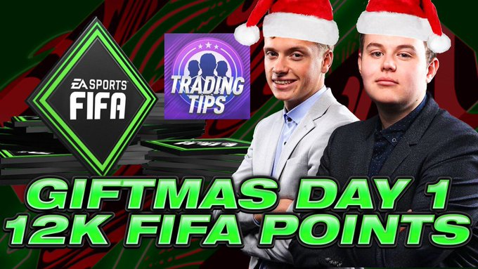 BSmith_Esports's tweet photo. 🎁GIFTMAS DAY 1 (with @sbc_tips)

12,000 FIFA POINTS!

To Enter:
RT this tweet 💪
Follow 👇
@sbc_tips 
@Rbuckley98 
@BSmith_Esports 

Plus reply with your current console! https://t.co/7b004MtZQI