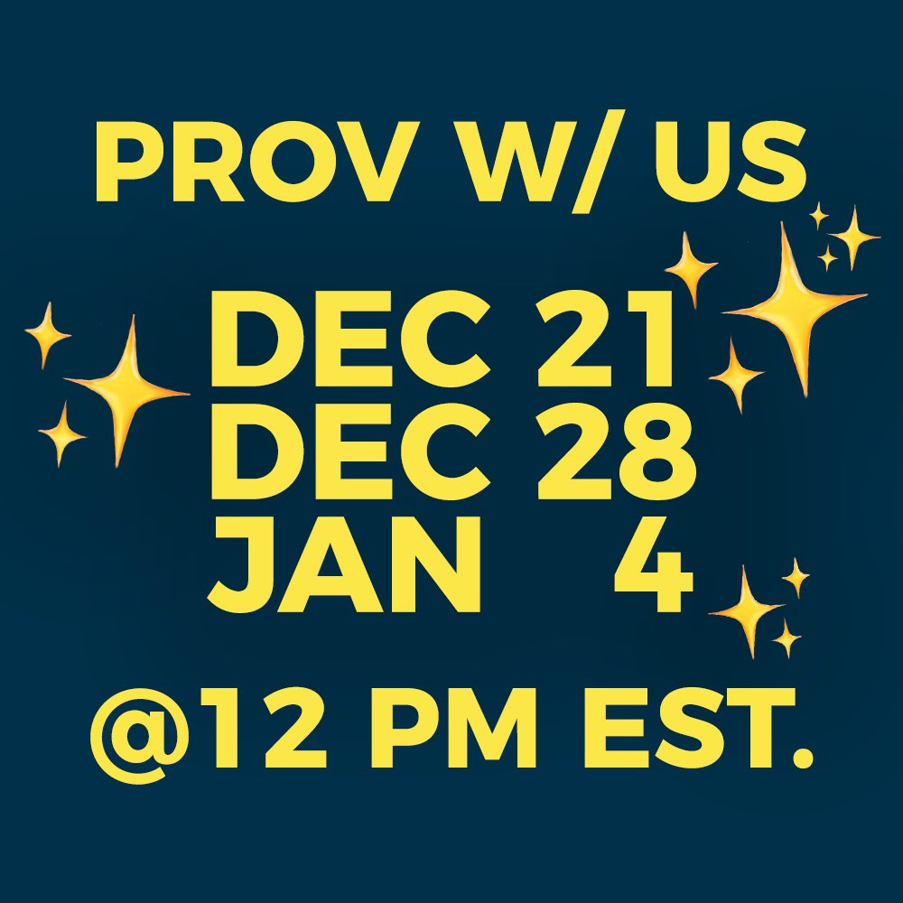 TheRealUTSCI's tweet image. Just in case you missed us 😇🥳 we decided to increase the number of drop ins over the ha-ha-holidays 🤪✨💫 Drop by on Mondays at 12pm EST for a party hardy 😙❤️

#Improv #Improvisation #UniversityofToronto