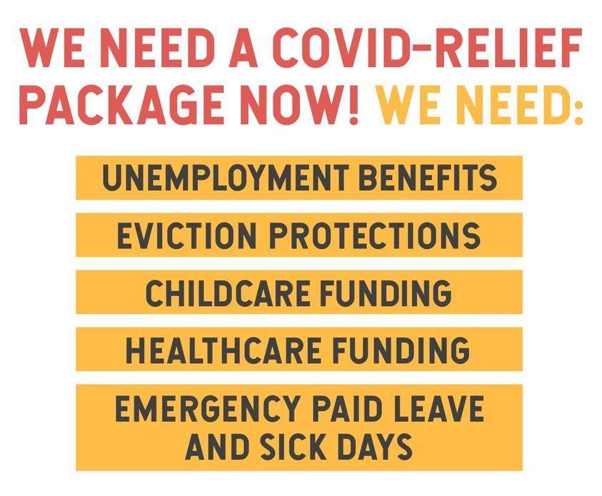 We need a comprehensive relief package NOW! Listen to Lancaster Stands Up member Barbara Searles' make the case for necessary relief measures and share her perspective as a small business owner and a person effected by Covid-19: