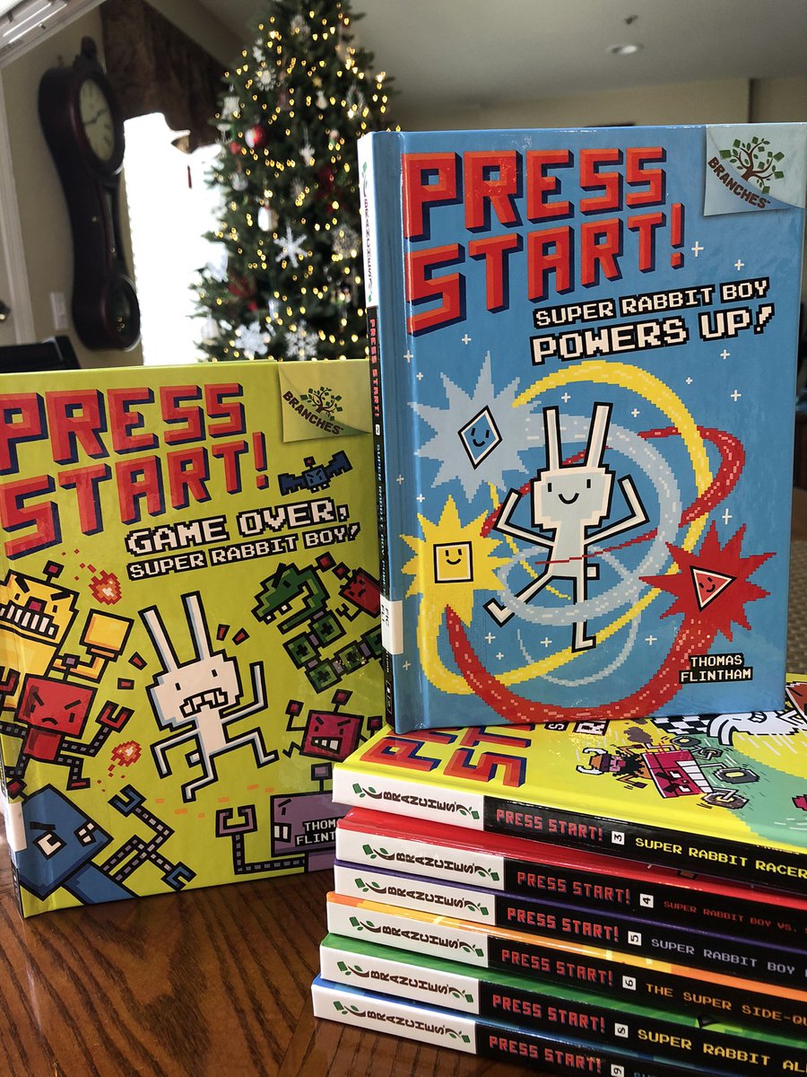 PennReads's tweet image. Fun new series for us!! @pennpanthers #PressStart #SuperRabbit #petk12 @Copperfields
