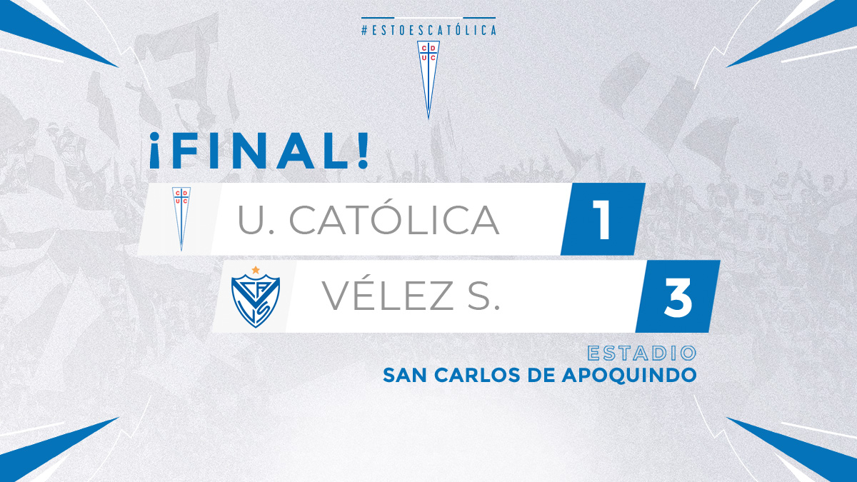 Cruzados's tweet photo. Final del partido en San Carlos.
Dolorosa derrota por 3-1 que nos deja fuera de la #Conmebol #Sudamericana. https://t.co/hNJiDRa6oT