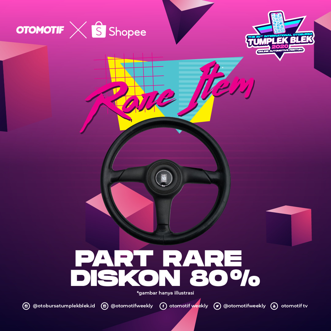 Cari sparepart kendaraan yang rare ? Kunjungi #TUMPLEKBLEKxSHOPEE
.
Dapatkan diskon hingga 80% untuk sparepart hingga aparel,&amp;
cash back 10% dengan belanja sebanyak Rp. 100.000
.
Kunjungi Otobursa Tumplek Blek
bit.ly/TumplekBlek2020
.
#otobursatumplekblek2020
#otomotifweekly