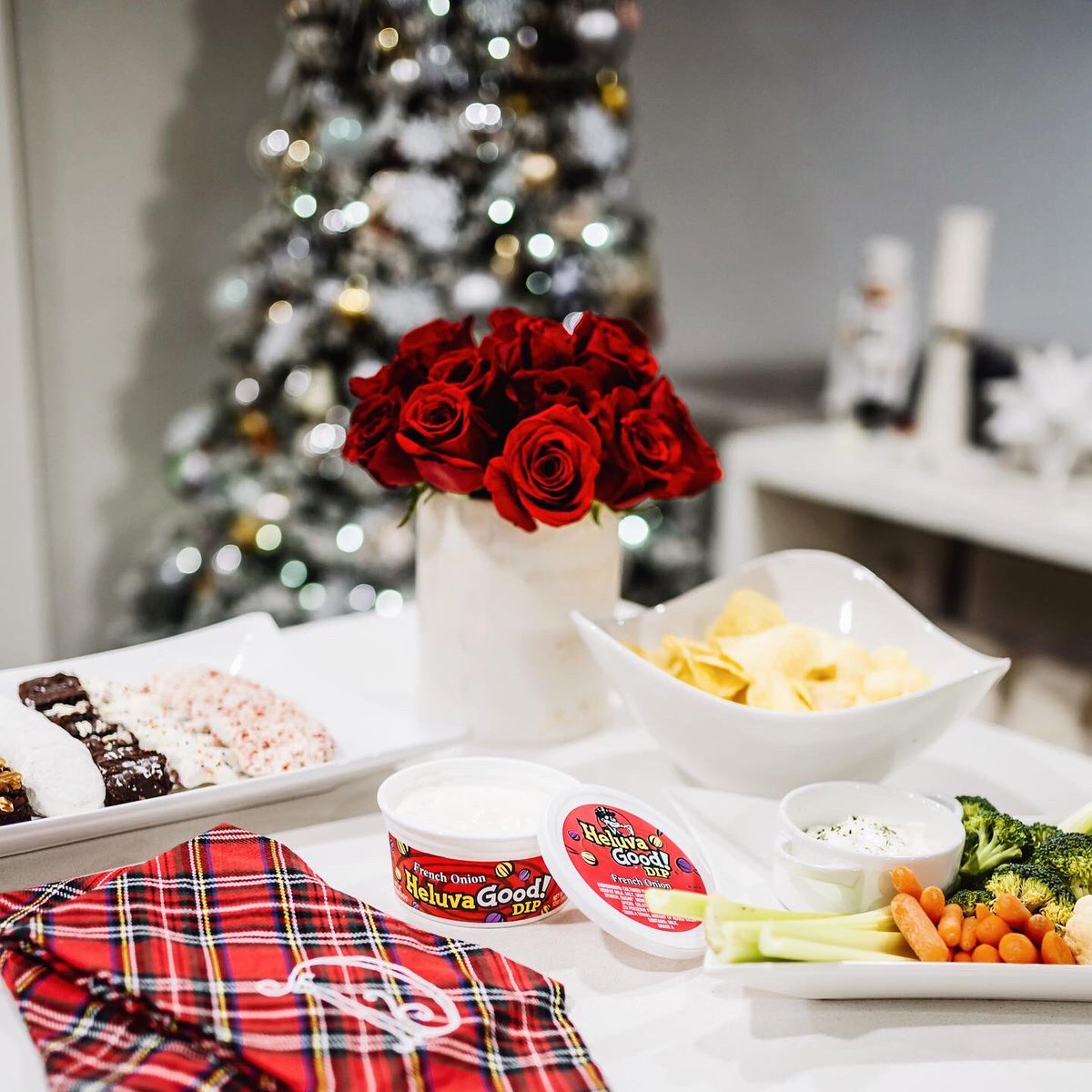 Favorite holiday snack <3 When you purchase <a href="/HeluvaGood/">Heluva Good!®</a> dips through 2020,  a portion is donated to <a href="/ToysForTots_USA/">Toys for Tots</a>! Head over to <a href="/Walmart/">Walmart</a> to #upgradeyourholidays! #heluvagood • upgradeyourholidays.com