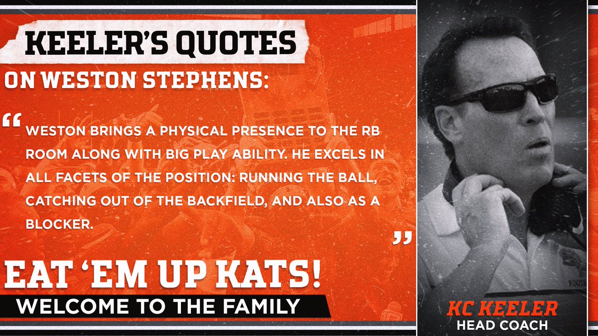BearkatsFB's tweet photo. IT’S OFFICIAL! Welcome Weston Stephens (@Westonstephens9) to the Bearkat Family!

#EatEmUpKats  |  #BearkatBreed21  |  #NSD21 https://t.co/9vHF2T8NZb