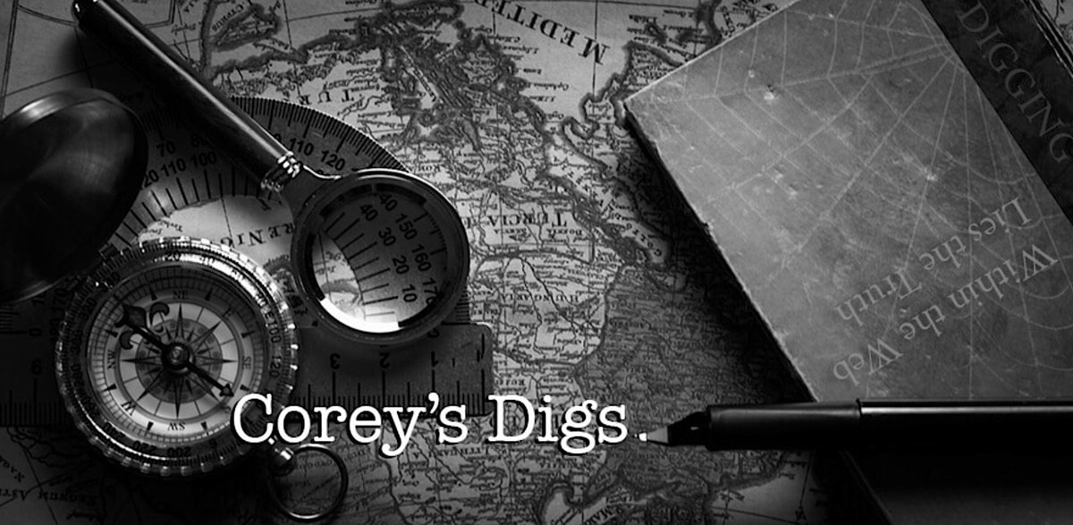 Corey Is By Far One Of The Most Skilled Researchers And In-Depth Investigative Citizen Journalists I Know.The Articles Are Exceptionally Well Researched, Incredibly Detailed, Extensive, And Backed Up With Appropriate Source Material. @CoreysDigs  https://www.coreysdigs.com 