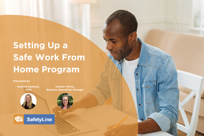 SafetyLine's tweet photo. Do you have a safety program for your team members working from home? Heather and Heather are here to show you how to develop one. https://t.co/nnx4IPzLMM
#workersafetyprogram #workfromhomesafety https://t.co/CgDILFvUZx