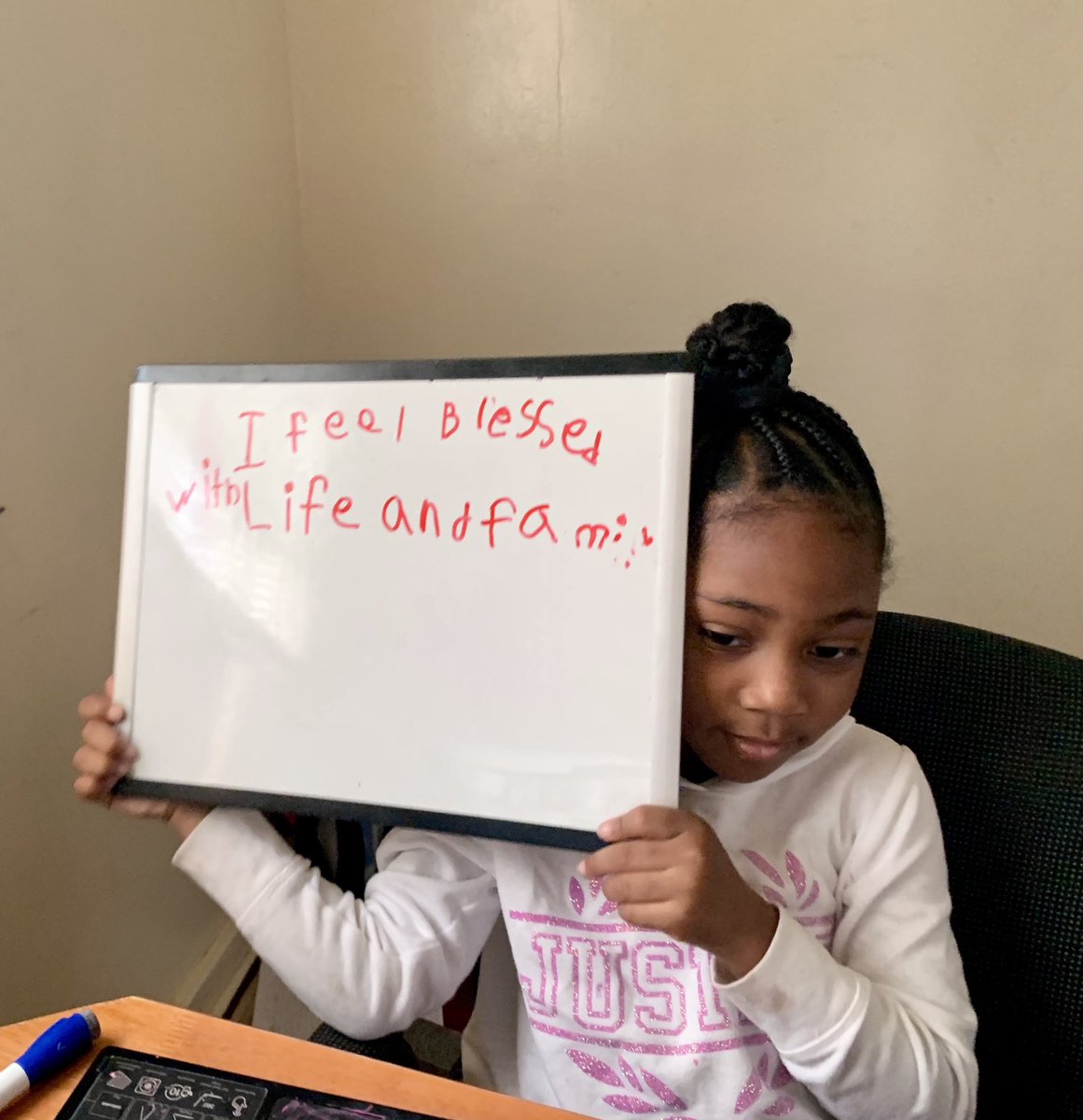 My students are reading the book “A Bucket of Blessings” this week and today they wrote why they feel blessed! Their sentences were incredible! @ela_orange