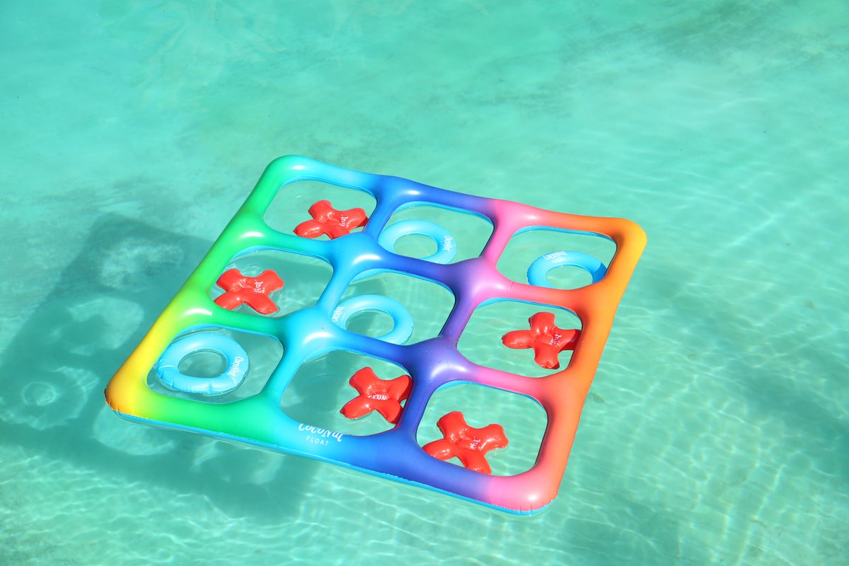 coconutfloat's tweet image. Still need a gift for your White Elephant party?  Have a coworker that's impossible to shop for? Our favorite go-to gifts are definitely the Island Toss Cornhole and Rainbow Tic Tac Toe - no pool required! Link below to shop!

coconutpoolfloats.com/collections/in…