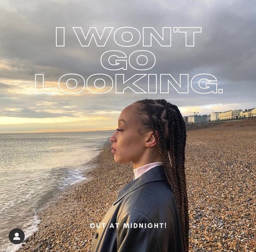 Not long to go!! I won’t go looking is out at midnight! Pre-save link in my bio🥳