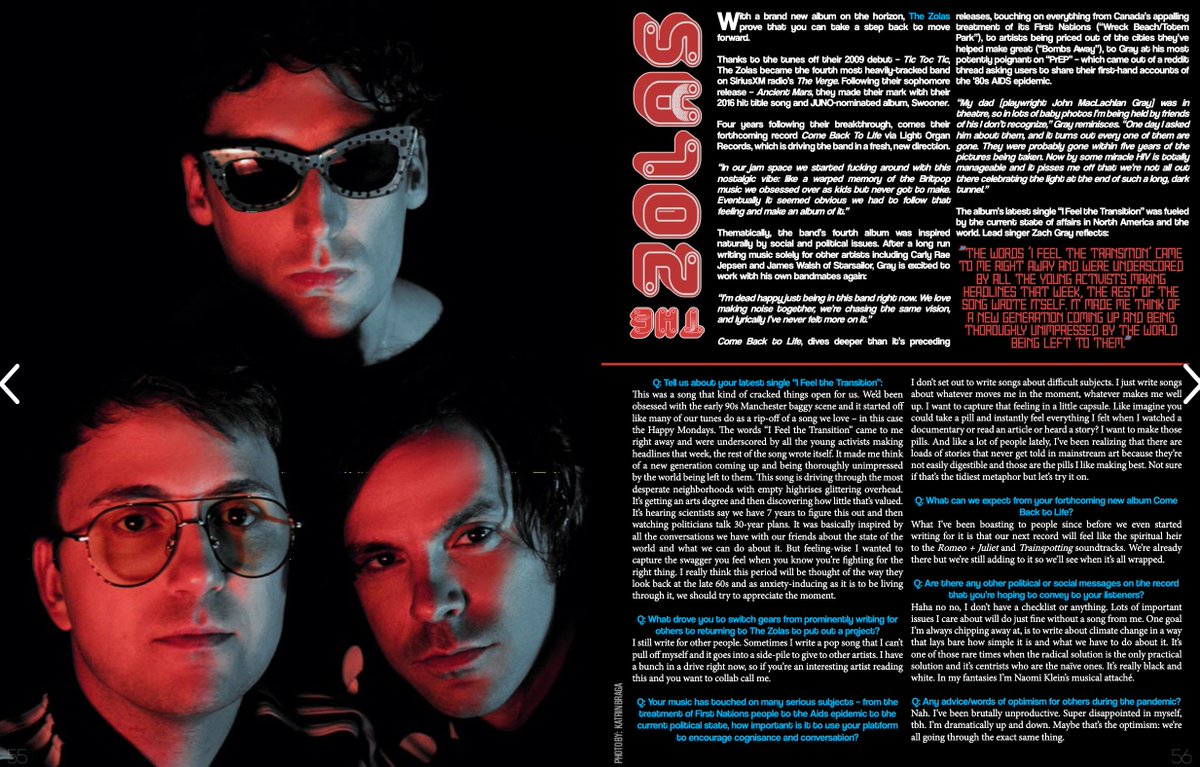 LightOrgan's tweet photo. We spy @thezolas in the first edition of @soundzineblog's online zine, in support of @UnisonFund!!

Check the full interview out, page 55-56
https://t.co/ZDhIe2K45o https://t.co/yvNXUcJaE7