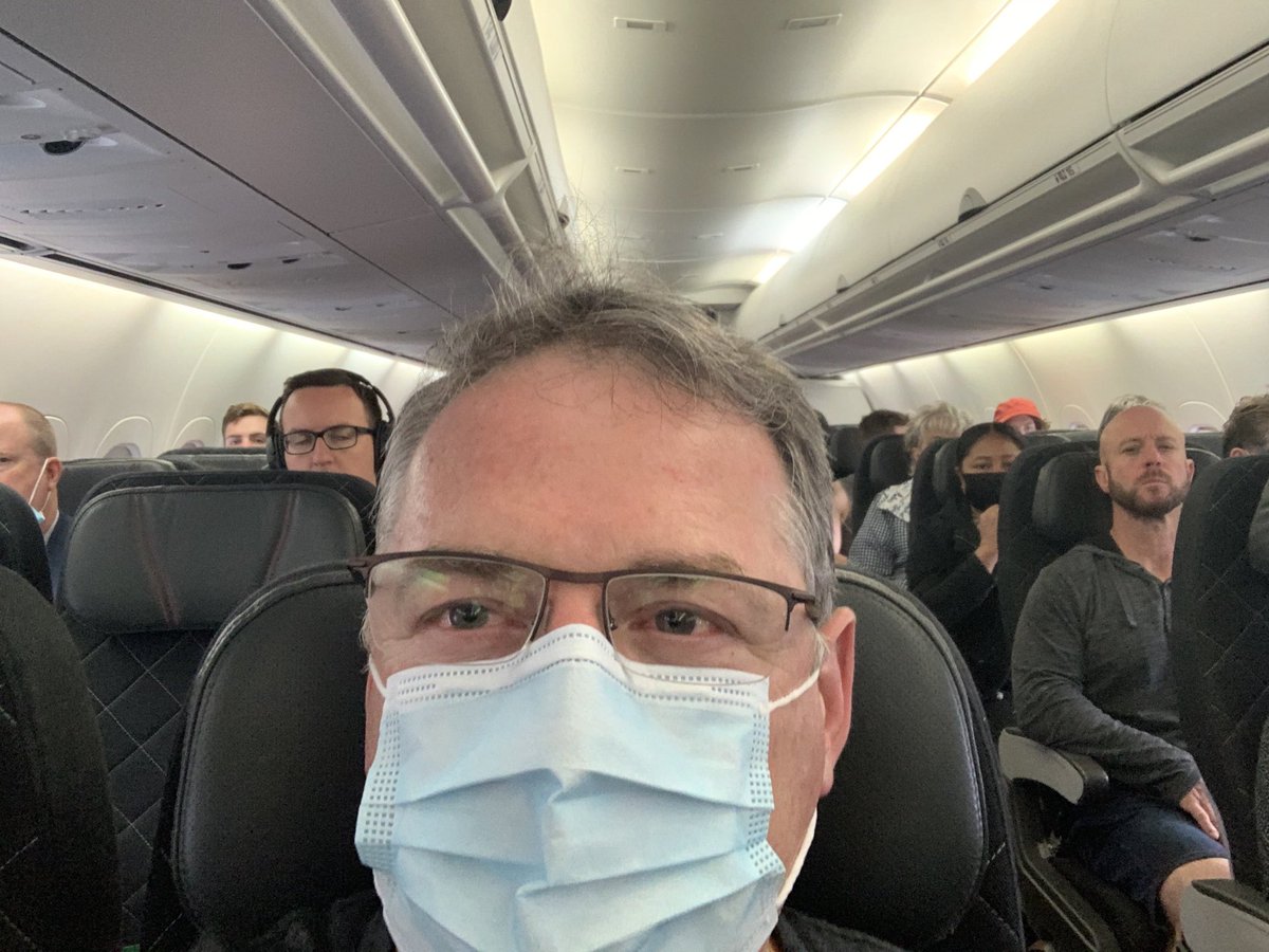 This feels so novel. First flight in 10 months. Forgotten all the nuances of how to do it efficiently. A bit like coming back to doing surgery after a few weeks vacation - takes a while to get the 'flow' back.