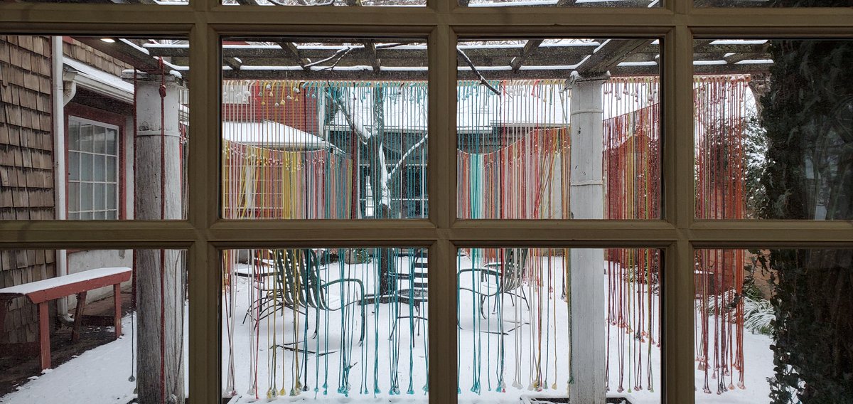 LesterRaymer's tweet photo. Just a little bit of a frosting. #redbarnstudiomuseum #artistinresidence #raymersociety #visitlindsborg https://t.co/lf50v0pnY3