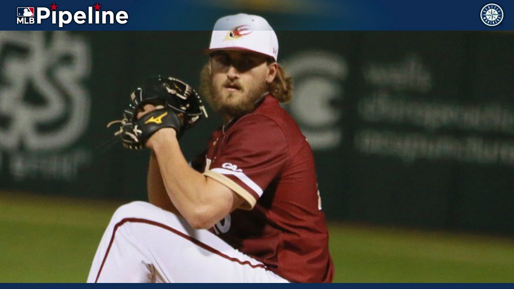 MLBPipeline's tweet photo. 23-year-old RHP Ty Adcock enters the #Mariners' Top 30 Prospects list after Jose Corniell was traded to the Rangers: https://t.co/8H7DVjshk8 https://t.co/yM3MNSGJuR
