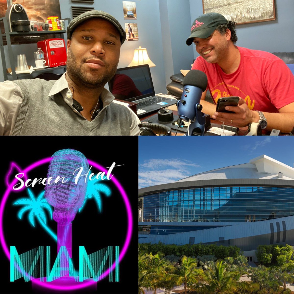 screenheatmiami's tweet photo. Tomorrow Dec 16 #ScreenHeatMiami will be broadcasting live from Marlins Park with co-hosts @JoseLMartinez17 & @kijikmultimedia for the annual Camacol Jabas charity Holiday Gift Basket drive! Tune in via our Facebook Live or 102.1 FM if you are in the neighborhood. #film #podcast https://t.co/PMi9uZLZjA