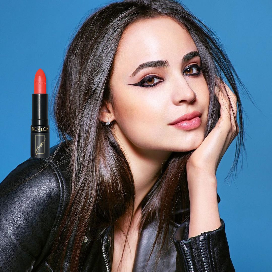 revlon's tweet photo. Our take on Elf on a Shelf? On Fire on a ‘Liar’ 😉💋 (Because we can’t get enough of your new song, @sofiacarson!) #MyElfChallenge #RevlonxSofia https://t.co/mNu2VVaovB