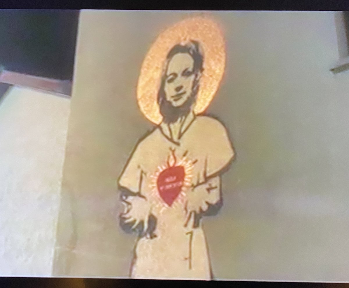 There she is now 😍🤩 the sacred heart of <a href="/EdwinaGuckian/">Edwina Guckian</a> ✨❤️ Míle buíochas <a href="/TG4TV/">TG4</a>  #Samhlú2020