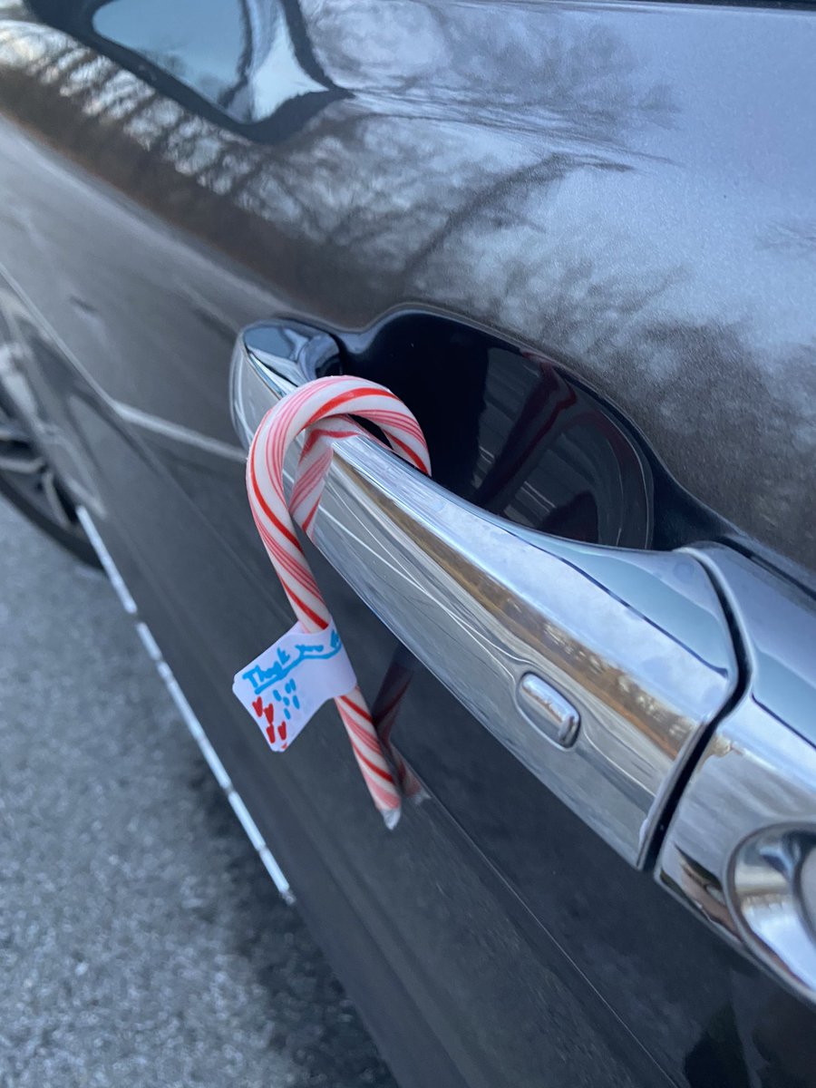 Candy Cane surprise, thank you to the students and staff that made this happen...Middlebrook Cares #MBcares #WHSwestill can
