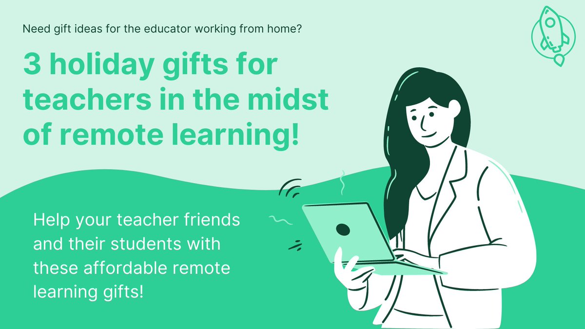 Rocket_Reads's tweet image. Spoil the educator in your life! These 3 gift ideas are cheap and easy, but will make remote teaching (more of) a breeze! What would YOU add to this list? #teachergifts #teachersoftwitter #education #remotelearning