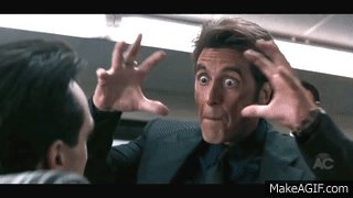 Similarly, when Al Pacino's Vincent Hanna explains to Hank Azaria's Allan Marciano why he "got mixed up with that broad", Pacino clearly almost says she's got a "GREAT BIG ASS" but, whether confused by his own wild hand gestures or just flunking the line, says "great... ass" (4/)