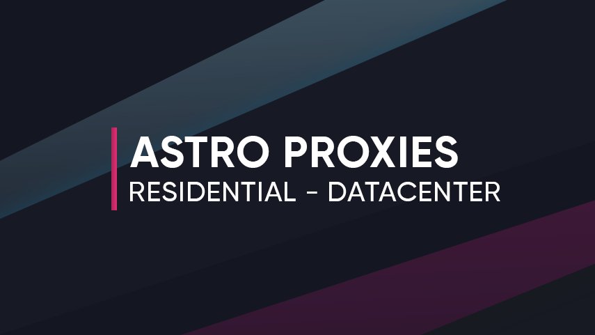 Astro Proxies tweet media