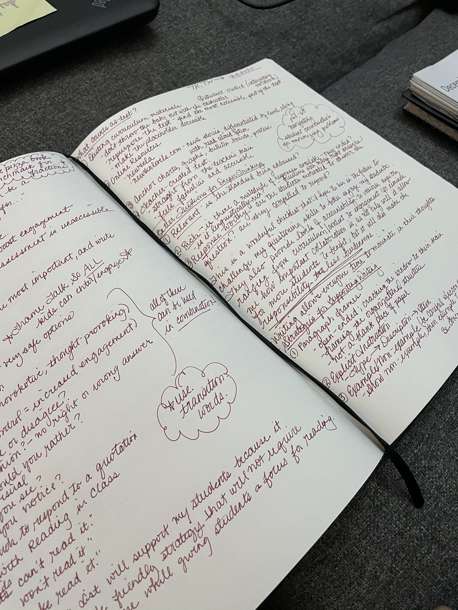 ErikBGajeton's tweet photo. Thank you @nancymotleyTRTW for the pages and pages of notes, and the plethora of strategies I can take back to my class to better serve my students! #TRTW #EngagingELLs #lifelonglearner https://t.co/ZcqnjsQQys