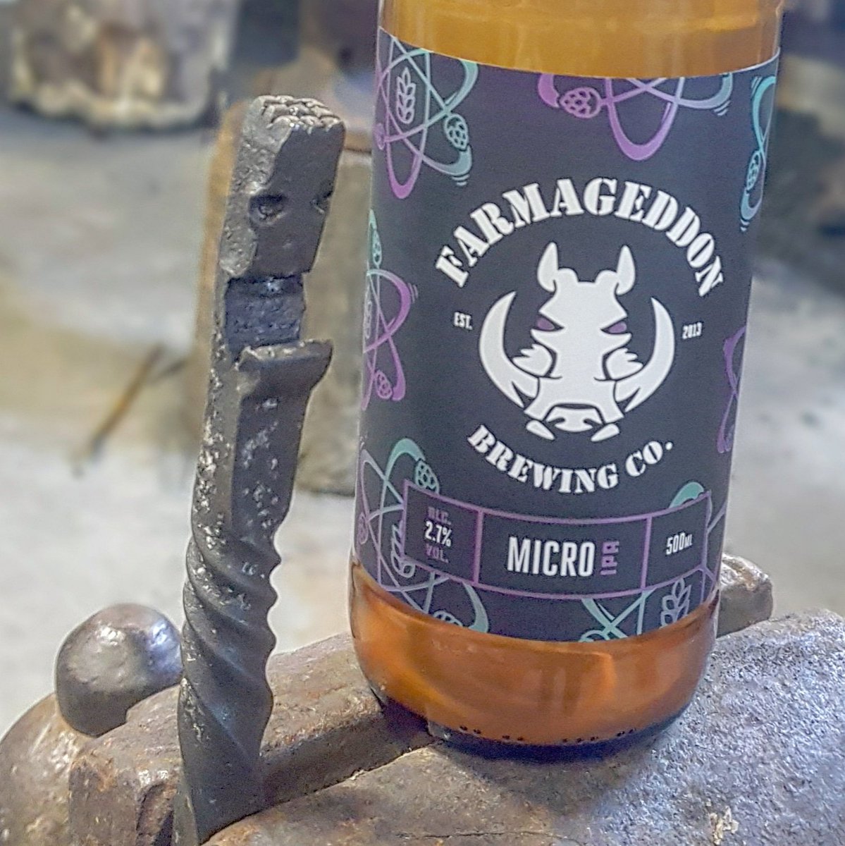 hotmilkforge's tweet photo. In our own way we got into some Christmas spirit at tonight's evening class. James made this little cheesestring/muppet bottle opener...well we needed something to open up our Christmas beers with. ππ»
#hotmilkforge #blacksmith #artistblacksmith #irishblacksmith #glensofantrim https://t.co/pl8M7XmBYl