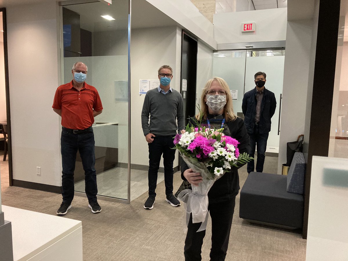 Congratulations Sherry on your 35th BMOversary (we know you started when you were 2) 😉. Thank you for all that you do to help everyone in the BC&amp;Yukon Region! #BMO #milestone #simplythebest