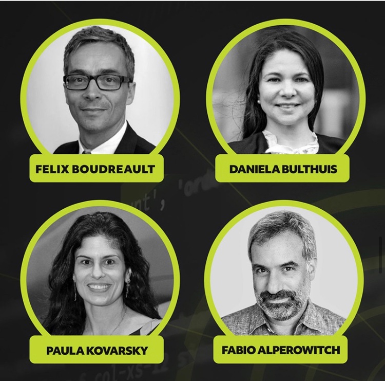 BRstockguide_'s tweet photo. @f_alperowitch, da FAMA Investimentos, @felixboud, Expert Global em ESG, Daniela Bulthuis, gestora de investimentos na estratégia de mercados emergentes da Robeco Investment Asset Management e Paula Kovarsky, diretora de relações com investidores da Cosan, https://t.co/p44Scyza9V