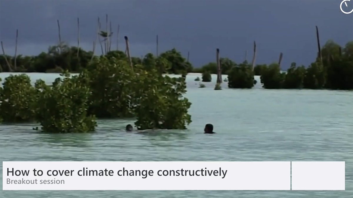 Should we be covering climate change as a drama and a series of conflicts? How do we present such a critical and defining issue? How do we mobilise action?