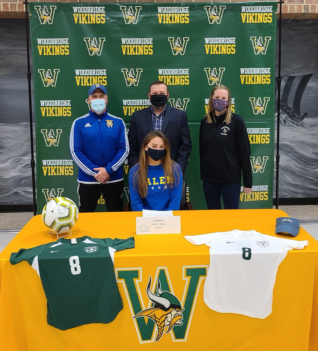 wgvarsitysoccer's tweet photo. Congratulations Lili! We can’t wait to see what big things you do at Salem College! 💙💛 #OnceAVikingAlwaysAViking https://t.co/l6gv7rvUwu