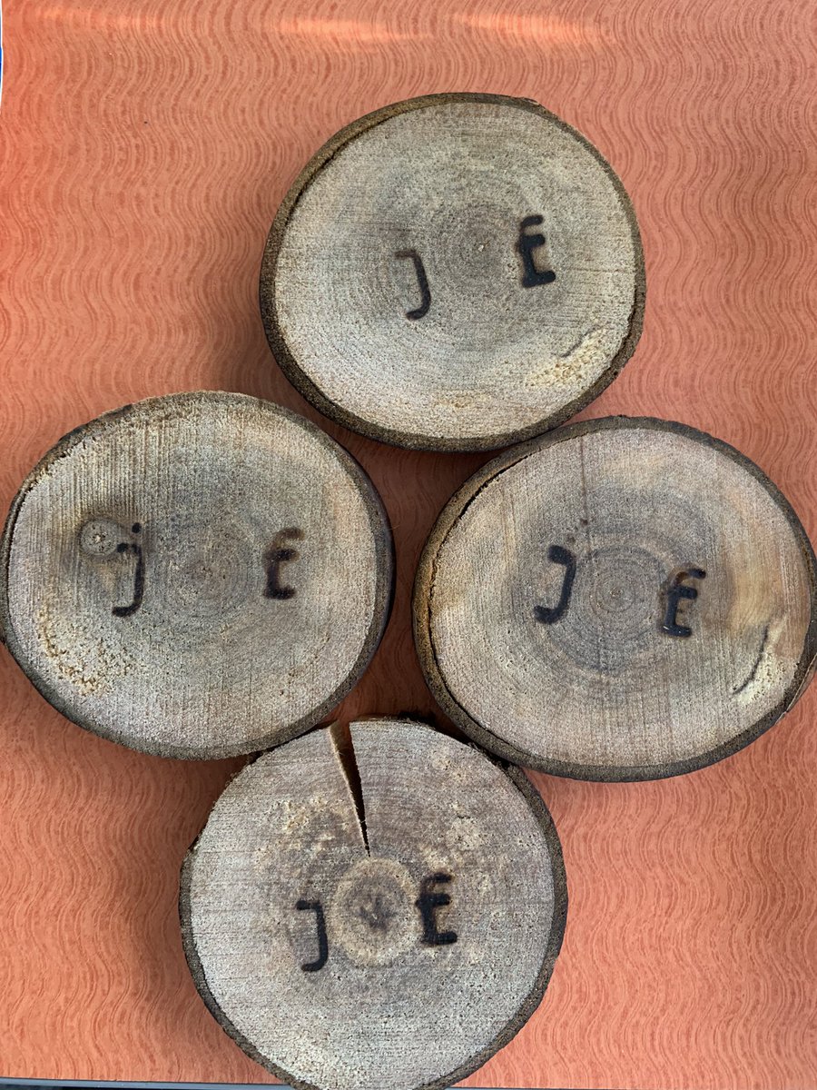 misscbrown12's tweet photo. Hands on fun in the @dyssptbo classroom! Students sanded, decorated with wood burning &amp; sealed wooden biscuits to make them into coasters to take home as gifts 🎁❄️ https://t.co/69U2PSO38V