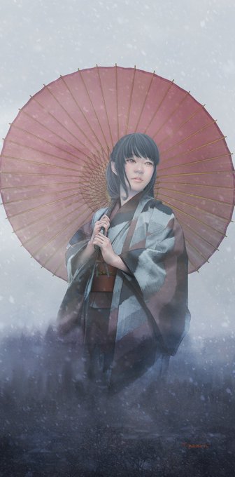 雪のtwitterイラスト作品