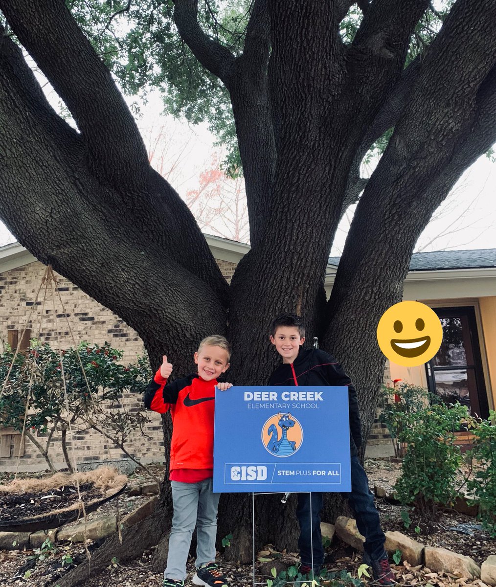CurleeKailey's tweet photo. STEM Plus signs went home today with our K-2 STEM club! Landon said he was so excited to put his sign in his yard because he will be famous! Thanks for the pic @McGlothlin4th #CISDSTEMPlus #CrowleyPrideUnified #DCEStrongerTogether https://t.co/GB9u7xFoK1