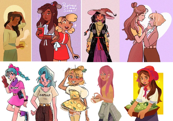 this may come as a surprise but i also draw characters too.... only girls though i guess lmaoo 