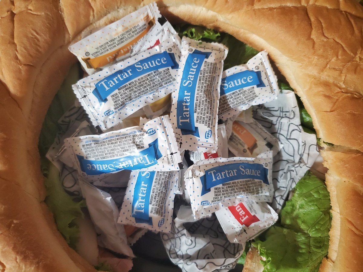 It seems like <a href="/Publix/">Publix</a> is keeping up with #2020 or starting a new trend.  We ordered a "Boars Head Ultimate Ring Leader" sub for a get together.  Who needs mayo anymore? Just give out Tartar Sauce...lots and lots of tarter sauce.