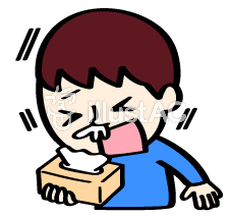 おかっぱ ストックイラスト描いてます イラスト くしゃみする丸顔君をかきました 花粉症シーズンに使ってもらえますように 薬局のポップをイメージしました えっきしぃっ といっています イラストac T Co Xojf5odm