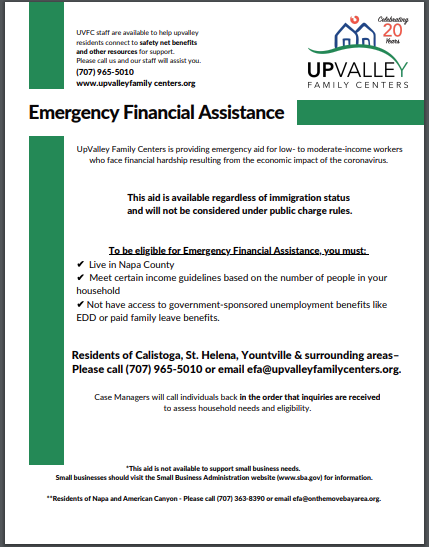 DRANetwork's tweet photo. Napa Valley Emergency Financial Assistance program information below: 
#DisasterAssets #DRANetwork #COVID19 #EmergencyRelief https://t.co/gNR8tiKTbi
