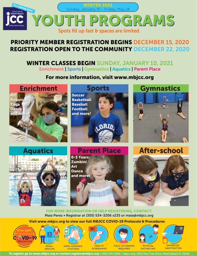 MBJCC's tweet photo. Priority Member Registration for Winter Youth Classes Starts Today! #mbjcc #youbelonghere https://t.co/kaKxfhIuAw https://t.co/ic3XIDsbhH