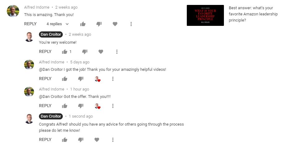 danccroitor's tweet photo. I got the job! Thank you for your amazingly helpful videos! https://t.co/FUEfDuEWDA