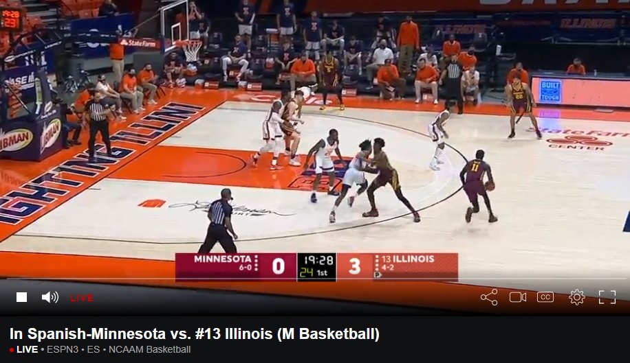 JacobRajlich's tweet photo. ยฟEstรกs listo? ยกEsto es baloncesto de Illinois! #AtLeastItsNotDakich #ThanksESPN https://t.co/eO0R7phm5J