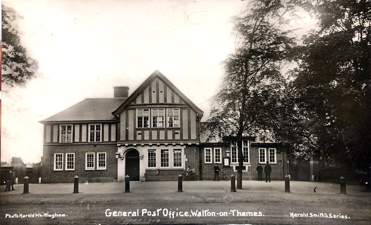 waltononthames's tweet image. General Post Office, Hersham Road, Walton-on-Thames from postcard marked November 5th 1912.

#waltononthames
