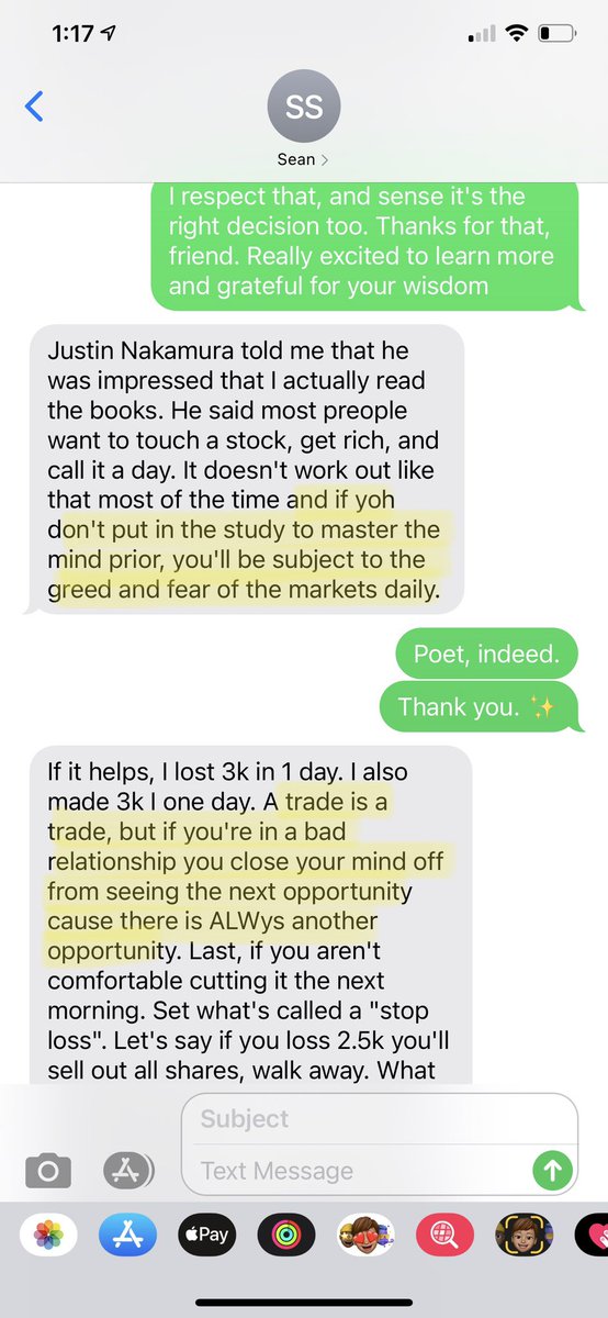 Amongst other nuggets of wisdom, he advised I cut my losses. Now, I’m a little stubborn... so I waited until I was $3.5k in the hole to do so, but when I finally cut the cord - I was surprised by how GOOD it felt. This was the “pivot” in my trading experience, so to speak.