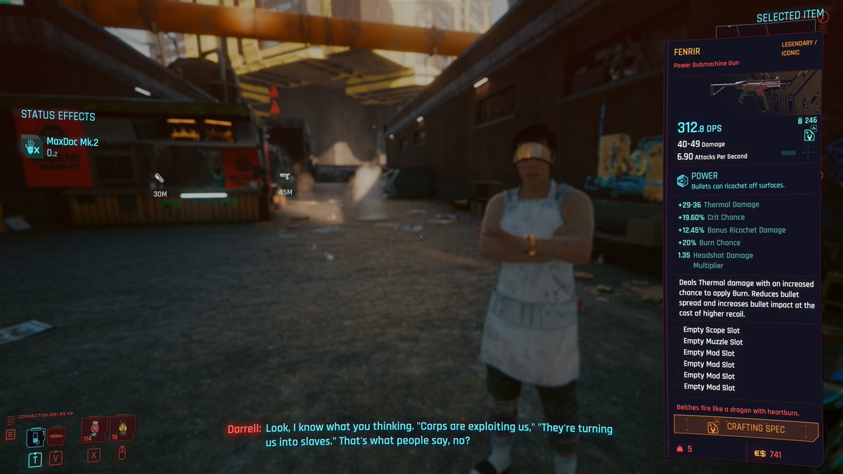 "cyberpunk has nothing to say."I'm guessing you've never lived with poverty, huh