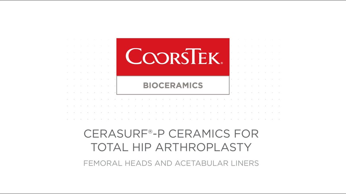 CoorsTekInc's tweet photo. In 2014, the avg. age of an #ArtificialHip recipient was 64.9. Today, the fastest growing age group is 55-64 thanks in part to #TechnicalCeramics. CeraSurf® ceramics are some of the most wear resistant materials available for #TotalHipArthroplasty: https://t.co/bkxYArsAqt https://t.co/2ZFCVhpHDr