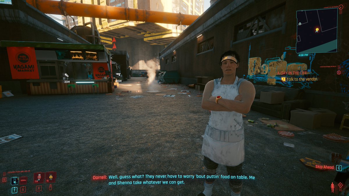 "cyberpunk has nothing to say."I'm guessing you've never lived with poverty, huh