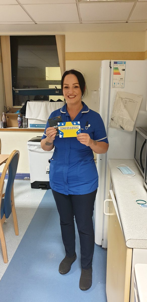 Big Bury Advent calendar day 15  Michelle Goodsby A&amp;E staff nurse congratulations from all the senior team Tyrone Roberts, Leah Robins, Janet Stanton, Tracy Shaw, Sarah Wisley, Caroline Ryan and Julie Newton  🎉🎄