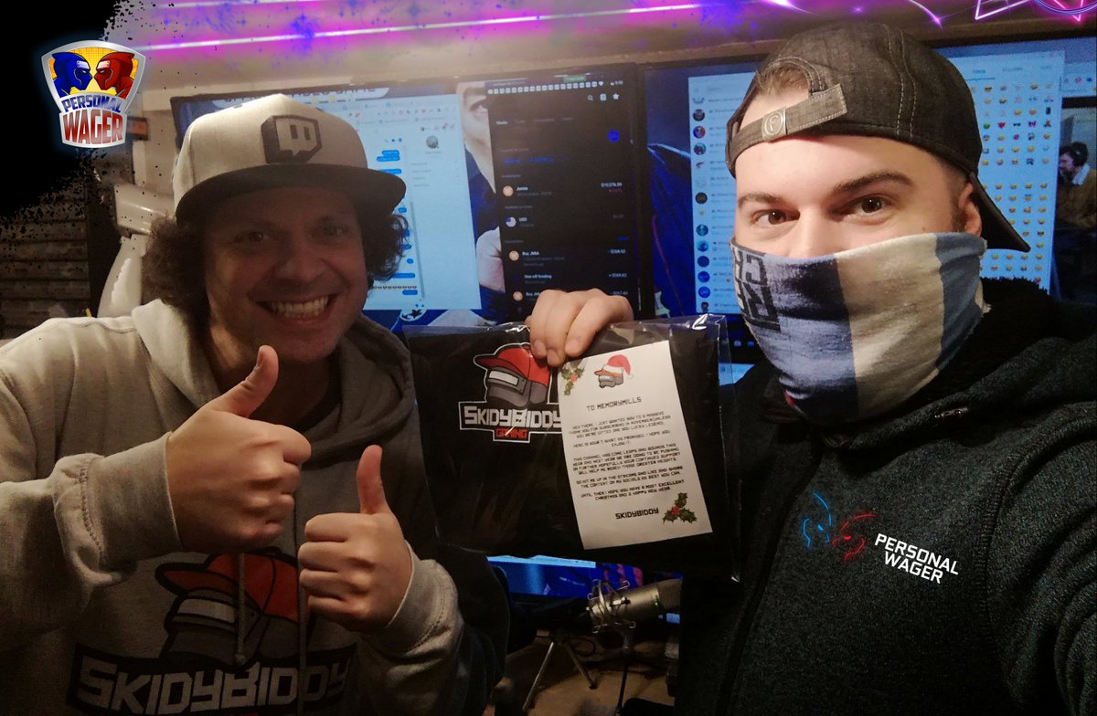 PersonalWager's tweet photo. Thanks for the #sociallydistanced Tee @skidybiddy .  #Photoshop has brought us together. 
#Proud to be a Skidy #supporter ;)

https://t.co/TnJQXVxPrS
@memorymills #PersonalWager #FantasticEsports

#Gaming #SkidyBiddy #Battles #Teeshirt #PS5 #consolewithpc #XBOX #PartnerStreamer https://t.co/hJX5P8qv5u