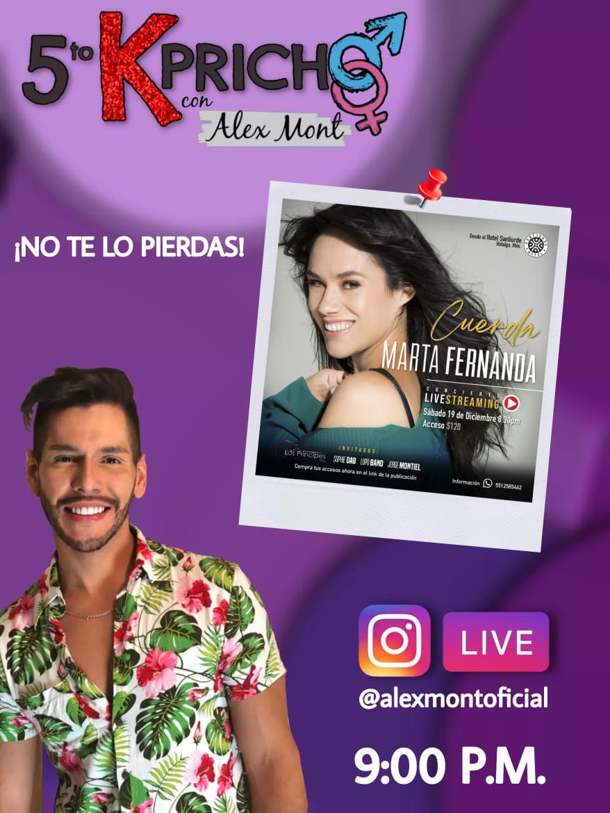 Merengossa's tweet photo. Hoy @martafernanda01 comenzamos en #InstagramLive y después por #FacebookLive gran concierto https://t.co/78YJJ36Vyt