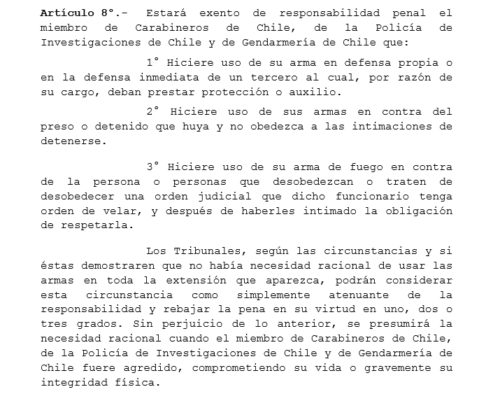 cnashr's tweet photo. 🆘 Atención. Gobierno impulsa proyecto que busca dar impunidad a Carabineros para usar armamento letal. Esto sería gravísimo. Donde se ha aprobado este tipo de ley ha habido derramamiento de sangre. Senado debe parar esto. Debemos actuar hoy. Aquí detalles https://t.co/QYjNNSlbEm https://t.co/a5qX0907HW