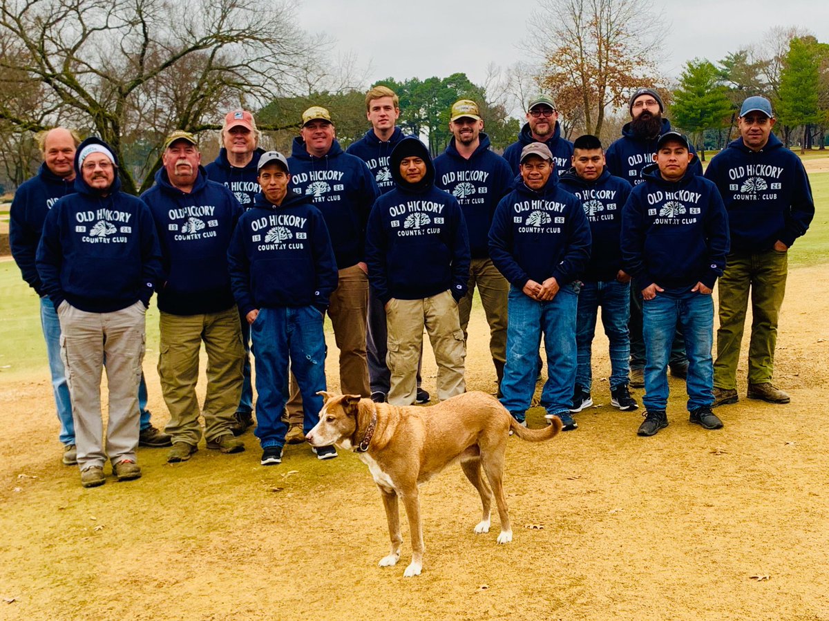 ⁦Old Hickory Country Club Greens and Fairways Christmas Party 2020. These guys are great and I am proud to work with all of them!